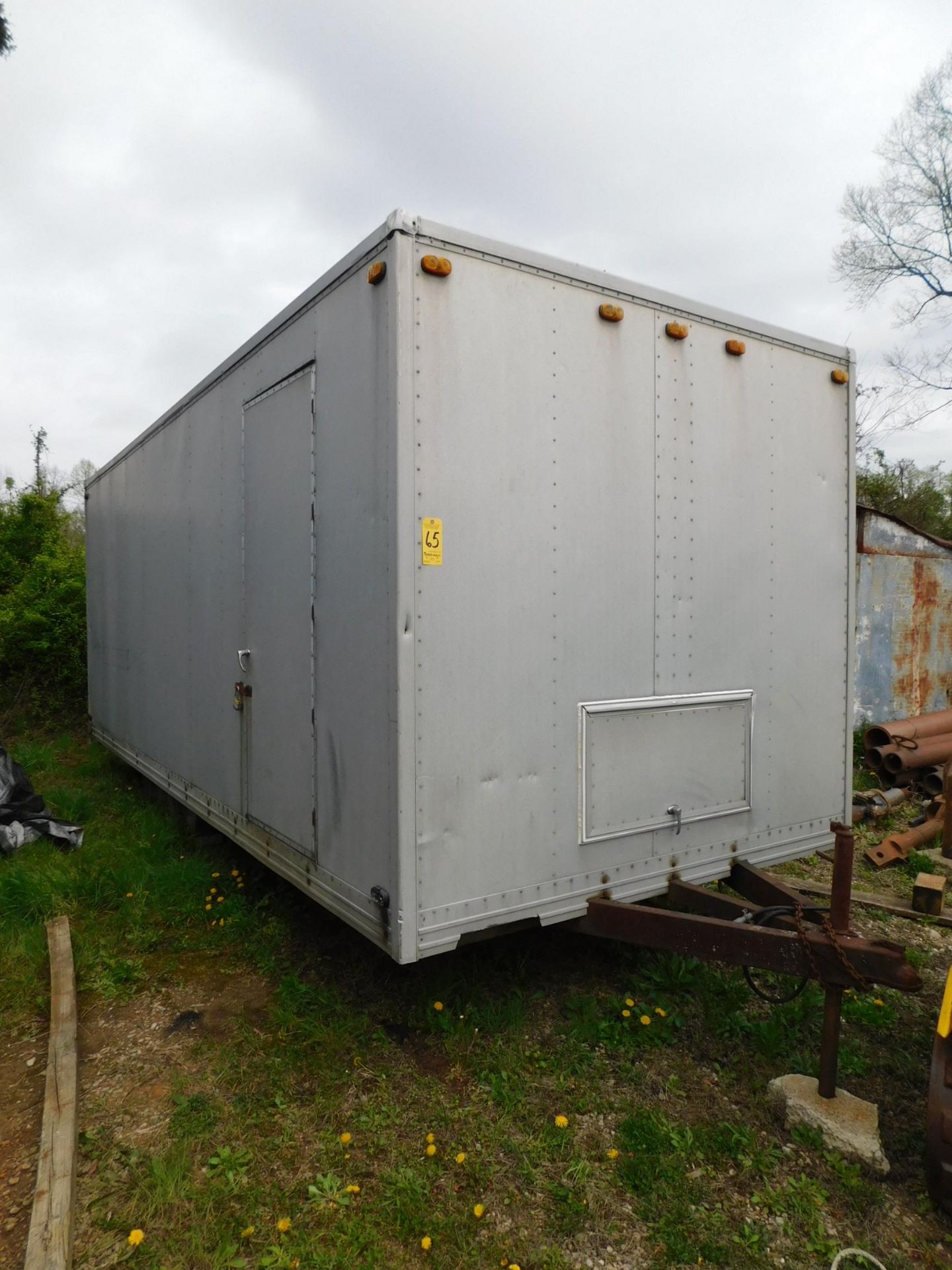 Tandem Axle Enclosed Trailer, 20', Roll Up Rear Door