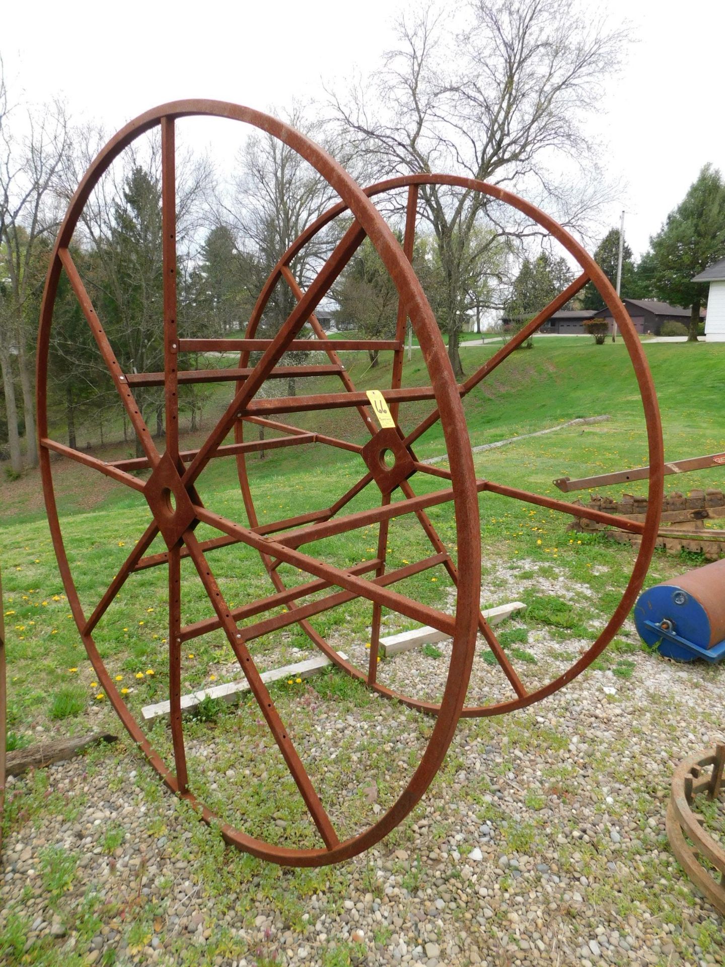 Hose Reel, 8' Diameter, 44" Wide