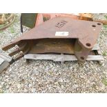 WB 12" Backhoe Bucket, Fits New Holland 555E Backhoe