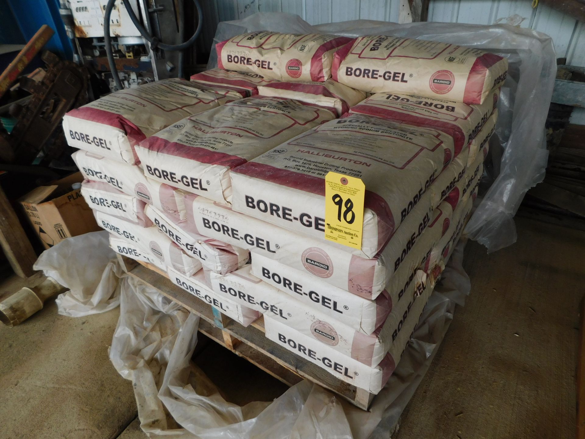 (32) 50 Lb. Bags of Bore-Gel