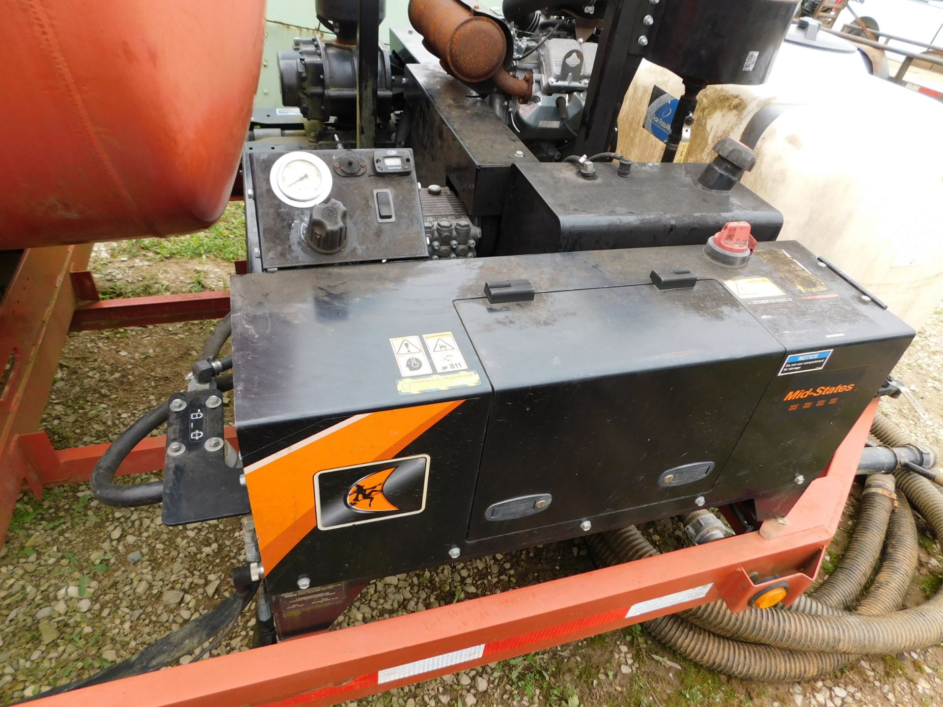 Ditch Witch Model MV800 Mud Vacuum, s/n CMMMV800TG000150, Trailer Mounted on 2016 Charles Machine - Image 7 of 21