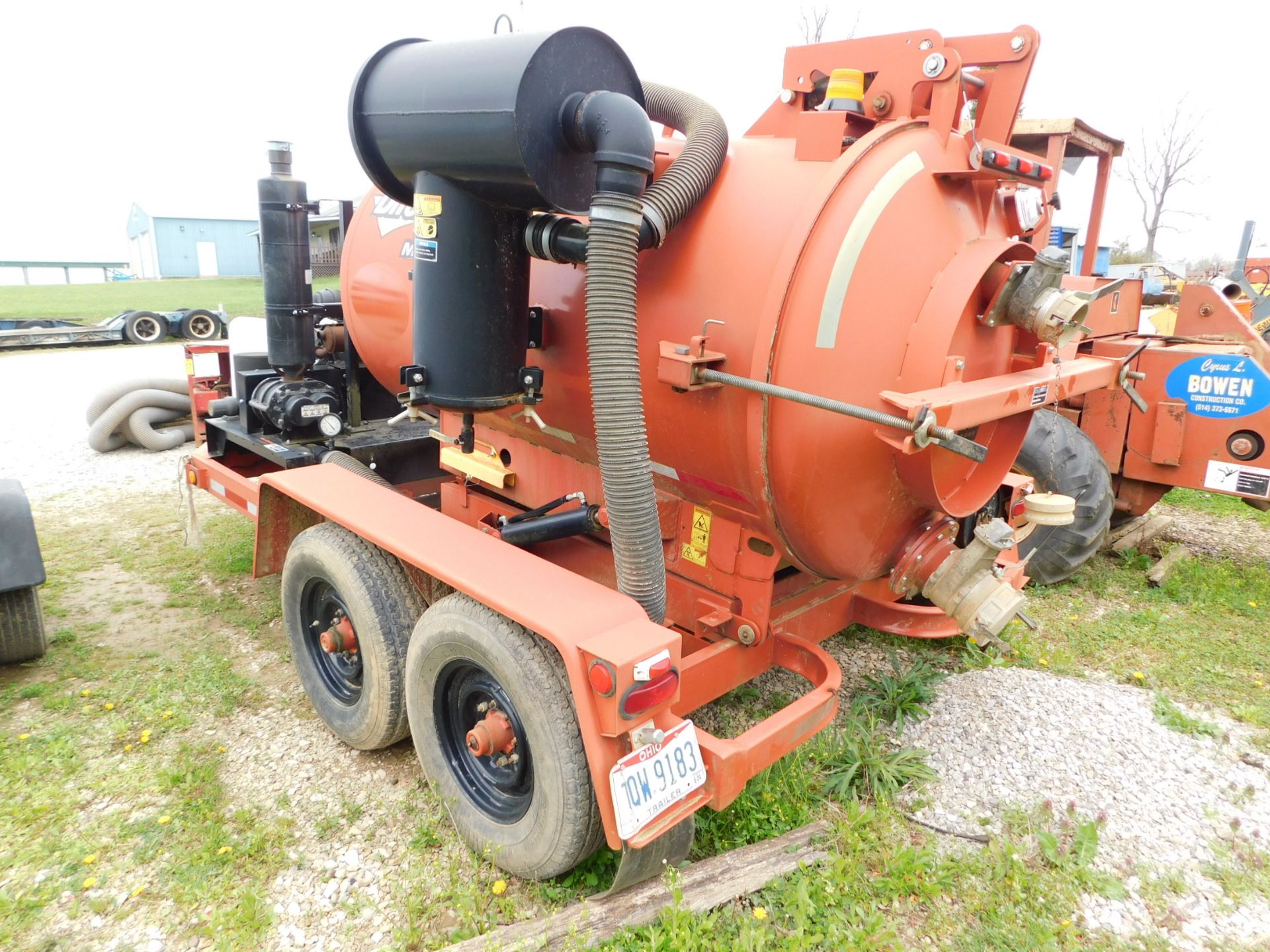 Ditch Witch Model MV800 Mud Vacuum, s/n CMMMV800TG000150, Trailer Mounted on 2016 Charles Machine - Image 3 of 21