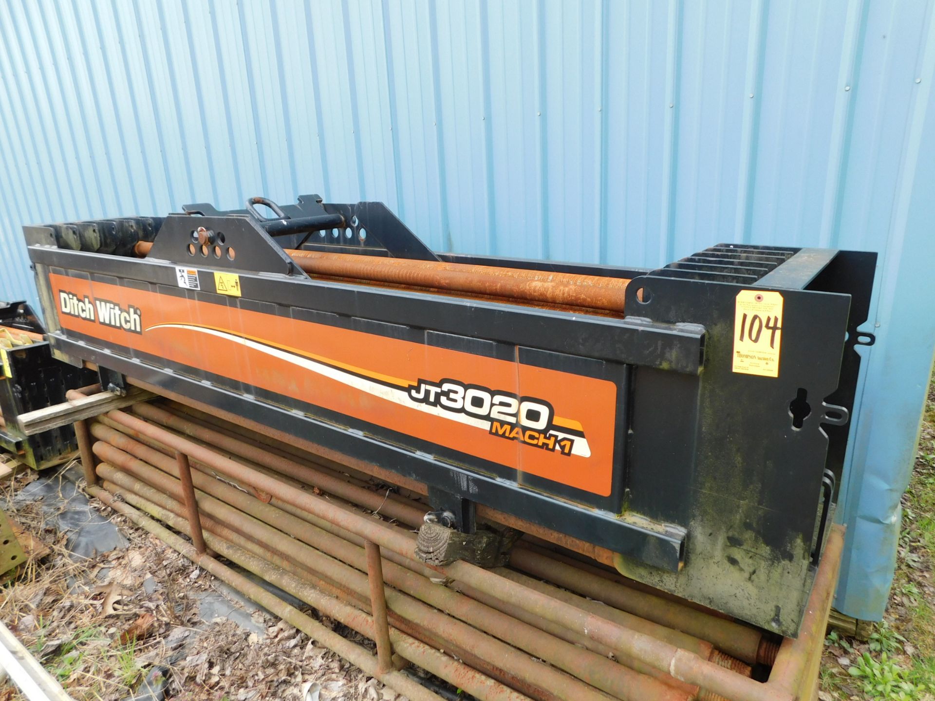 Ditch Witch Rod Box with Approx. 250' of Rock Rod for Ditch Witch JT3020