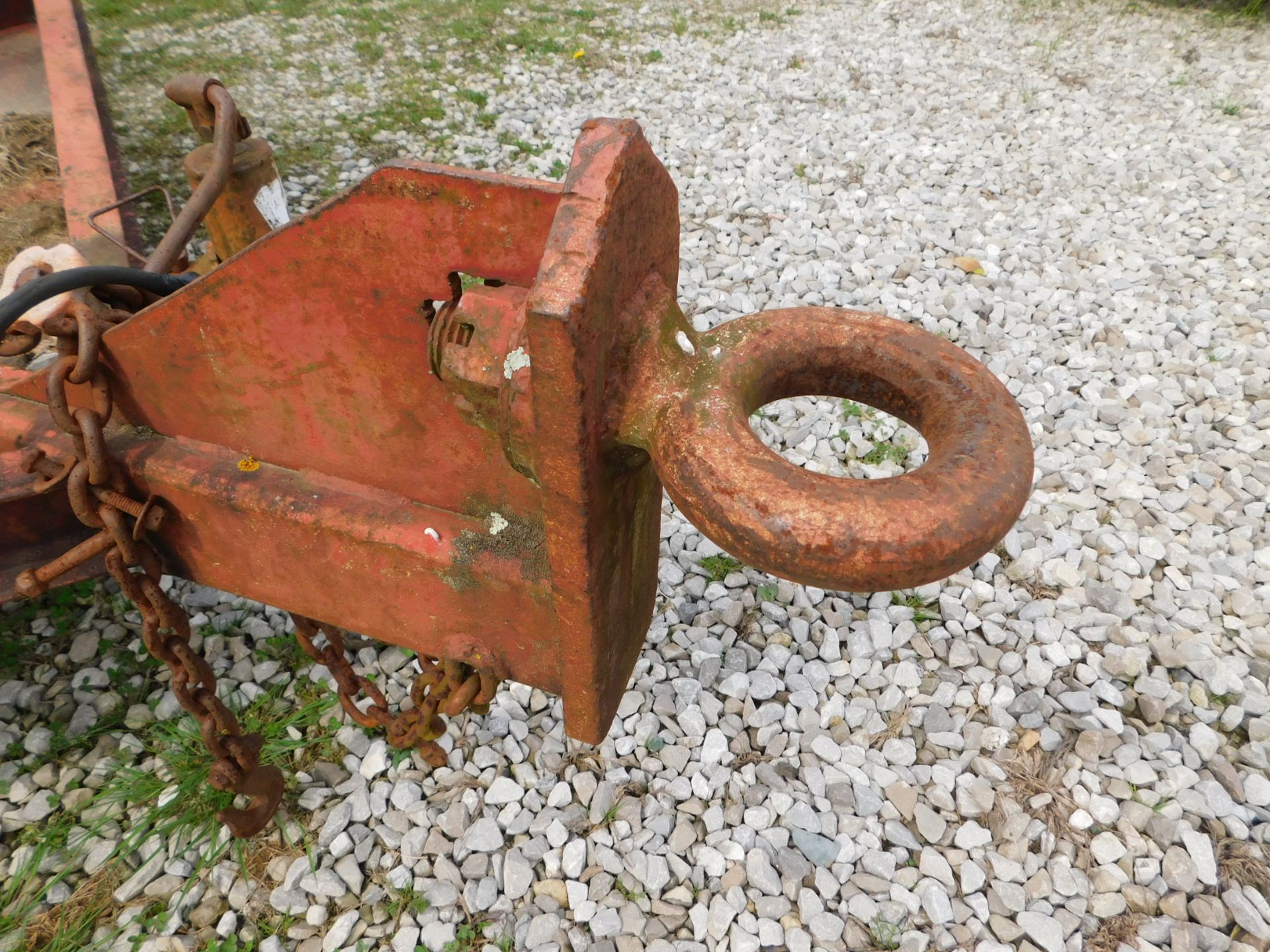 Tandem Axle Utility Trailer, 9', Pintle Hitch, Treadplate Steel Deck - Image 8 of 9