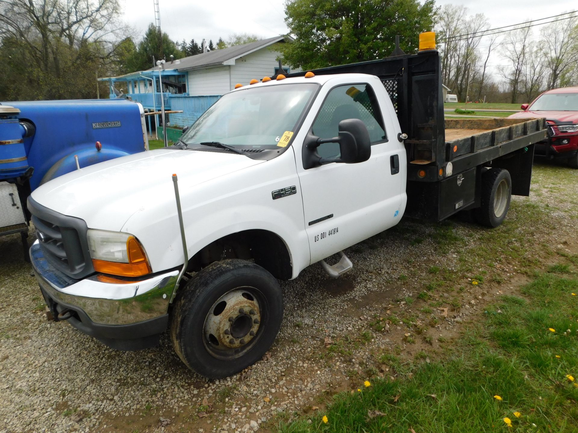 2001 Ford F450XL Single Axle Straight Truck, VIN 1FDXF46F31ED23331, 7.3L Diesel Power Stroke V-8,