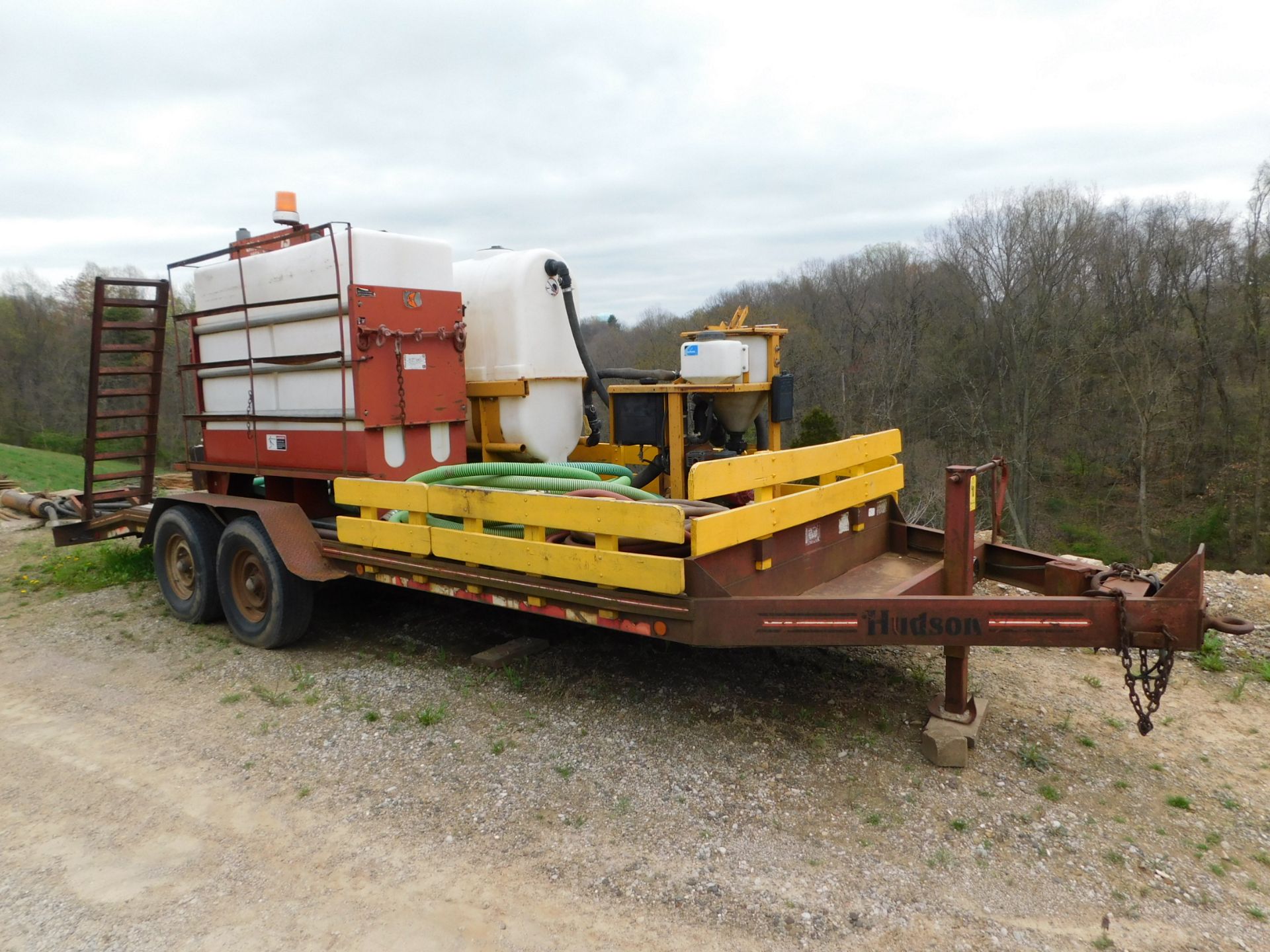 Vermeer Model MX125 Mixing System, s/n 1VRX030U9F2003643, with Ditch Witch Tank, Mounted on 2002