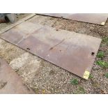 Steel Street Plate, 4' X 10' X 3/4"