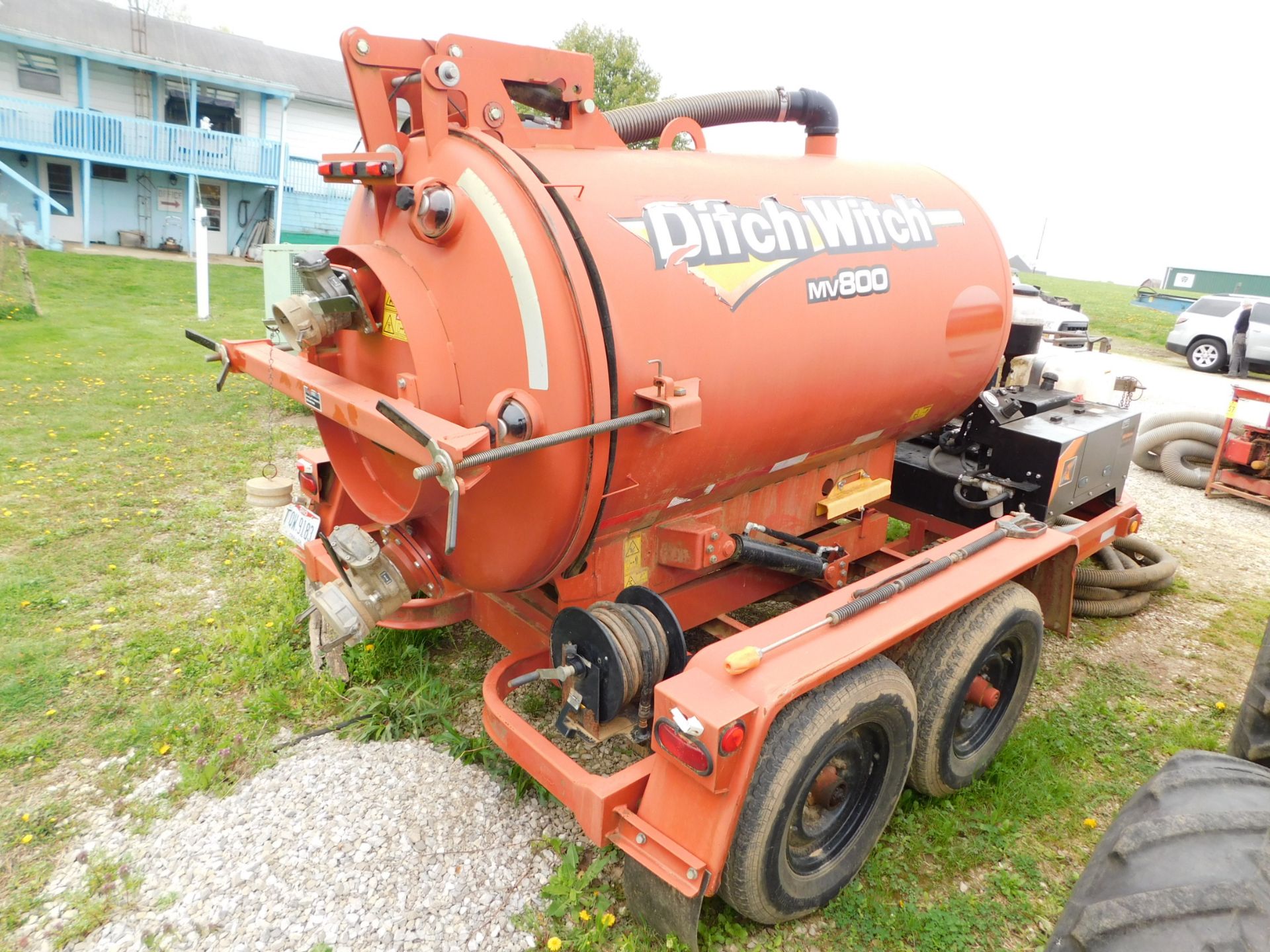 Ditch Witch Model MV800 Mud Vacuum, s/n CMMMV800TG000150, Trailer Mounted on 2016 Charles Machine - Image 5 of 21