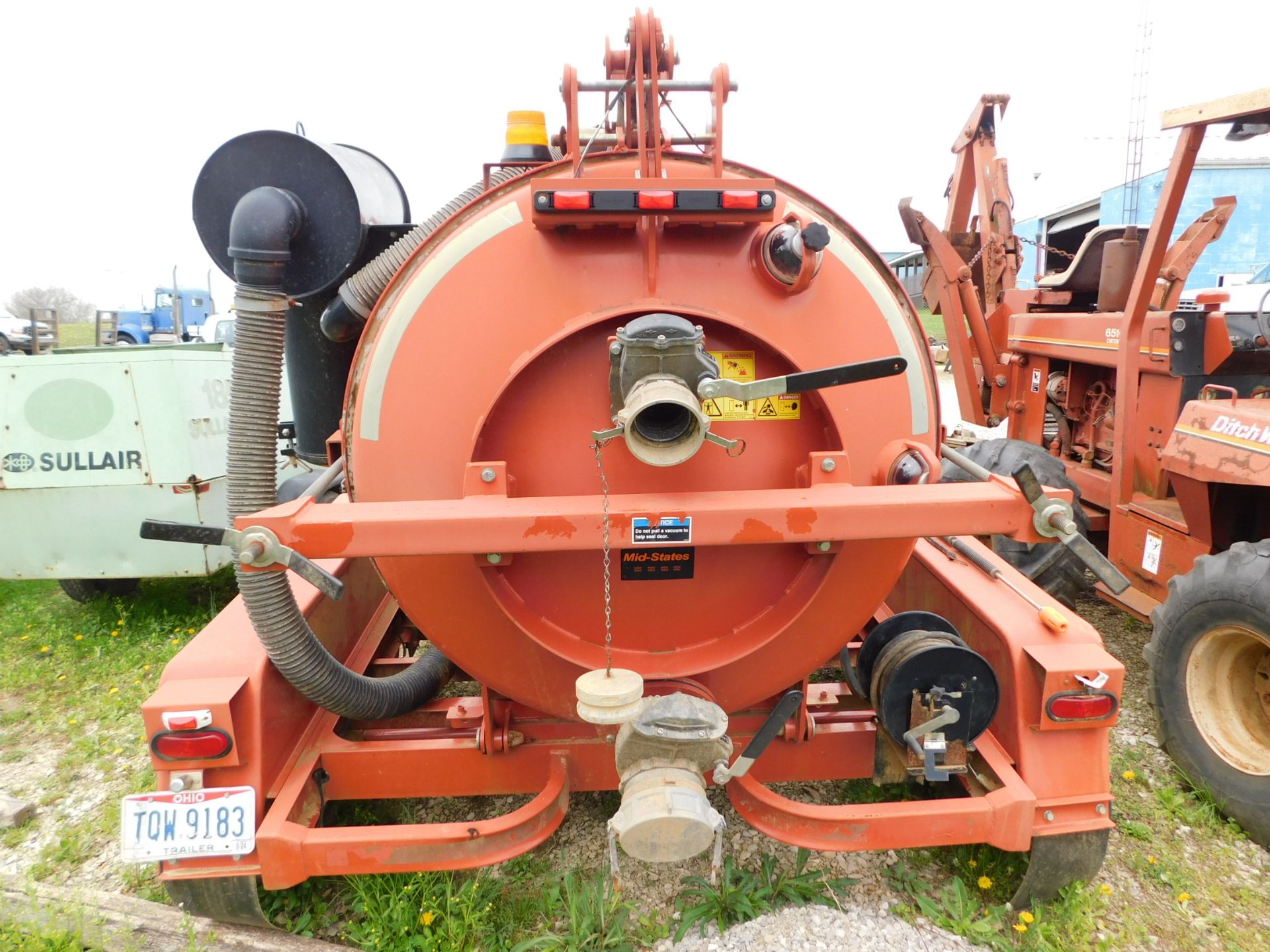 Ditch Witch Model MV800 Mud Vacuum, s/n CMMMV800TG000150, Trailer Mounted on 2016 Charles Machine - Image 4 of 21