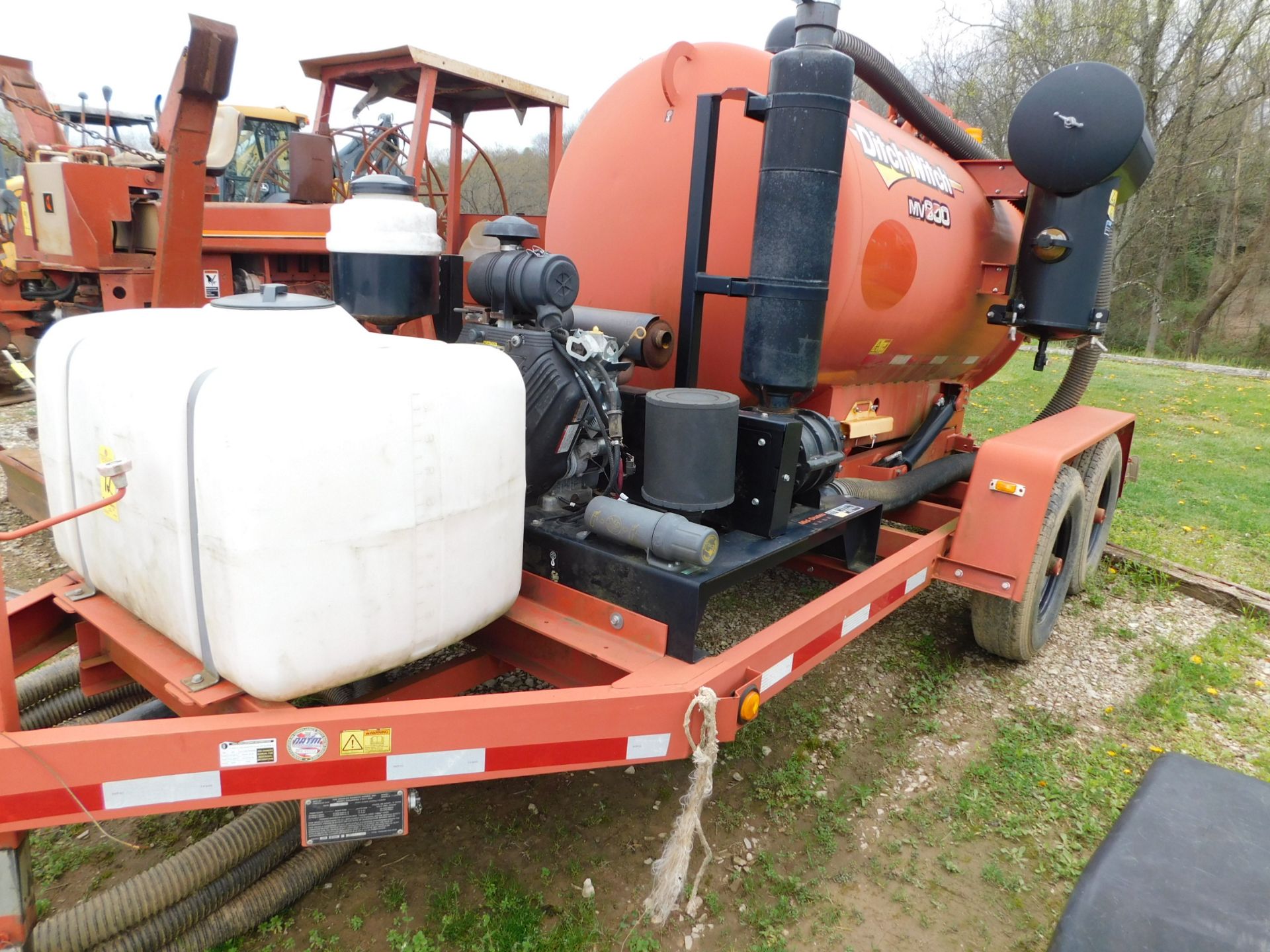 Ditch Witch Model MV800 Mud Vacuum, s/n CMMMV800TG000150, Trailer Mounted on 2016 Charles Machine - Image 2 of 21
