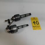 (2) Jacobs 14N Drill Chucks, (1 ) 3MT and (1) 4 MT