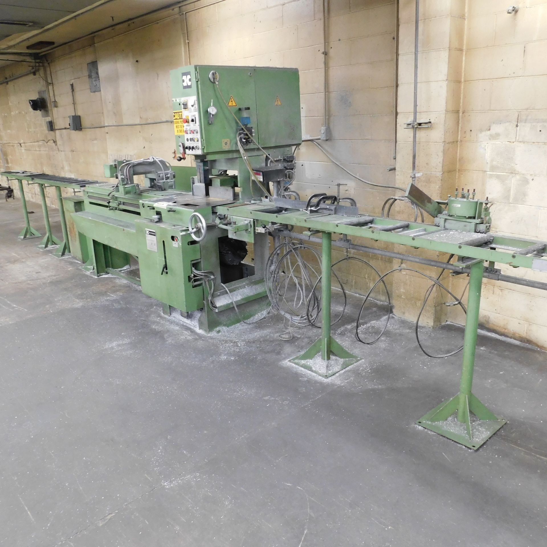 Kaltenbach Model SKL-400NA Fully Automatic Mitre Cutting Cold Saw, s/n 110542, 5.125" Round Solid