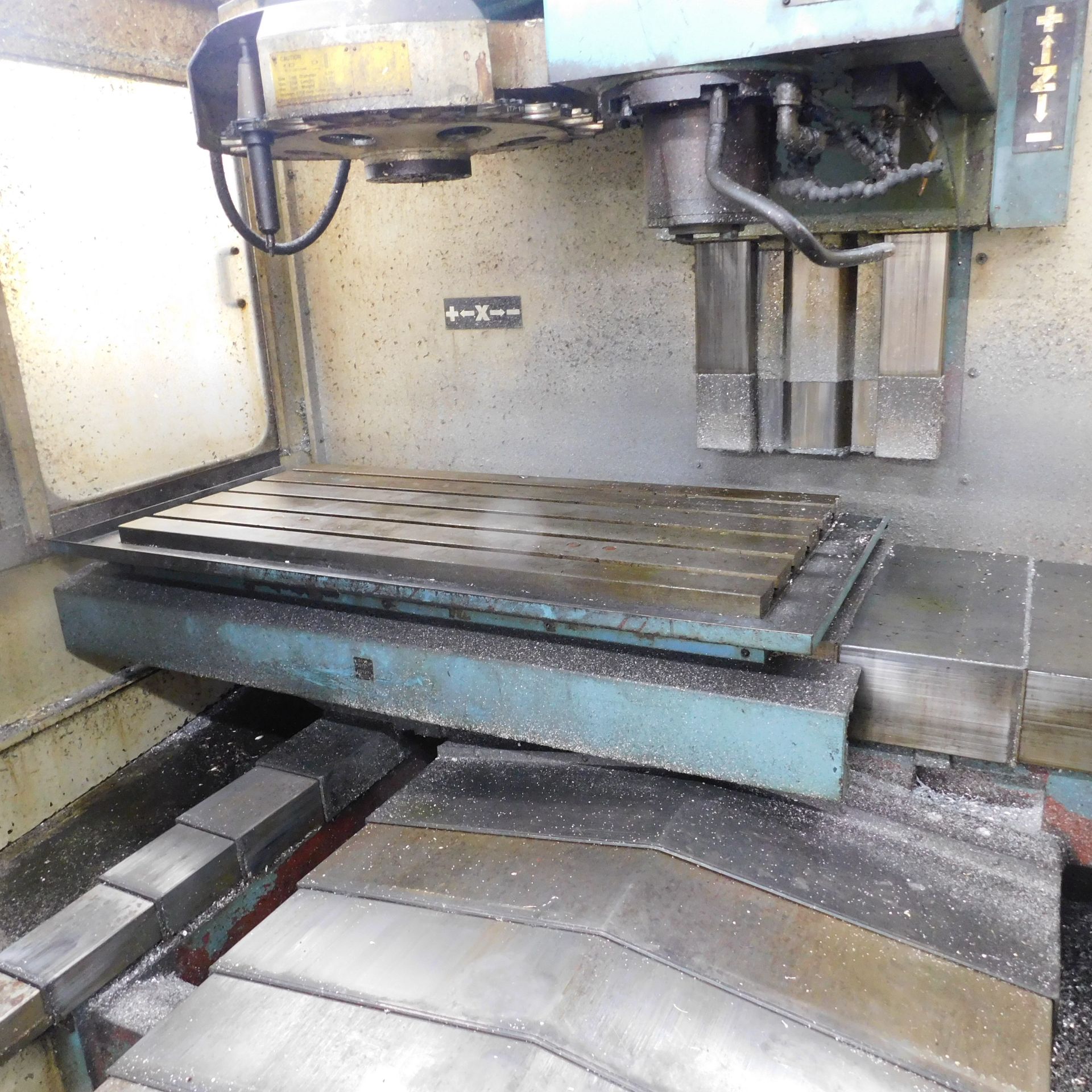 YCM Supermax Model YCM-V105A CNC Vertical Machining Center, Mitsubishi Meldas CNC Control, 40 Taper, - Image 4 of 5