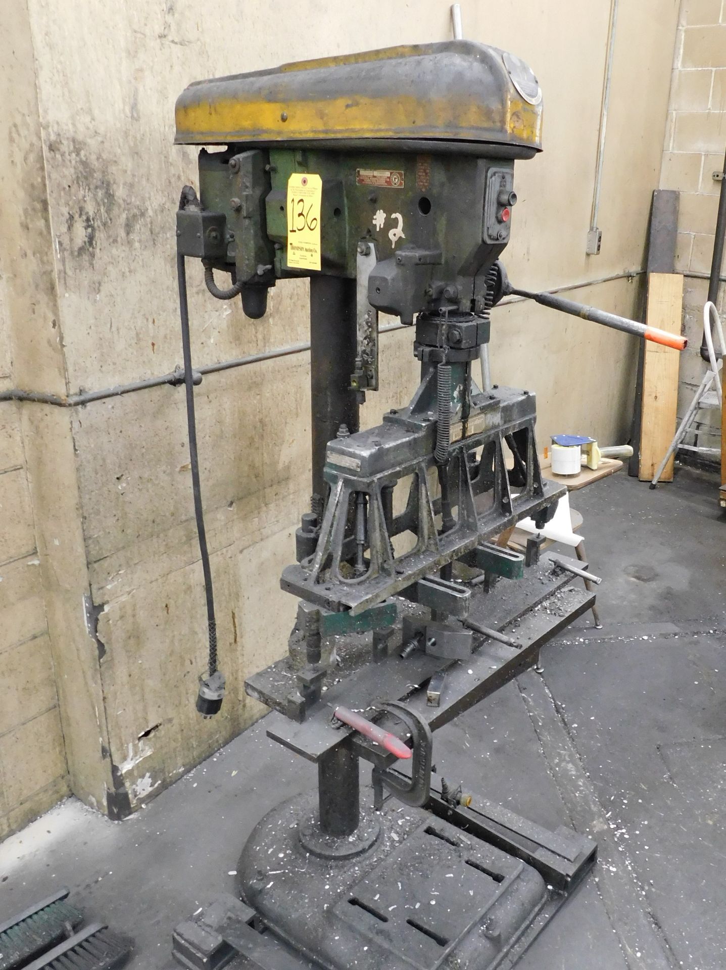 Delta Rockwell 17" Single Spindle Drill Press, s/n 128/283, with Commander Drill Head