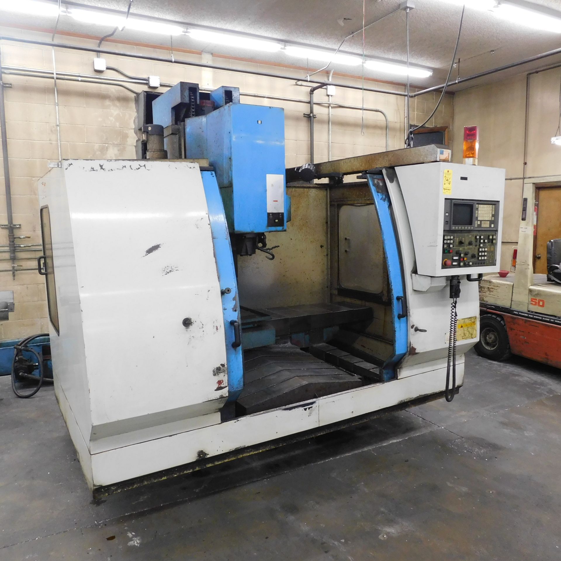 YCM Supermax Model YCM-V105A CNC Vertical Machining Center, Mitsubishi Meldas CNC Control, 40 Taper,