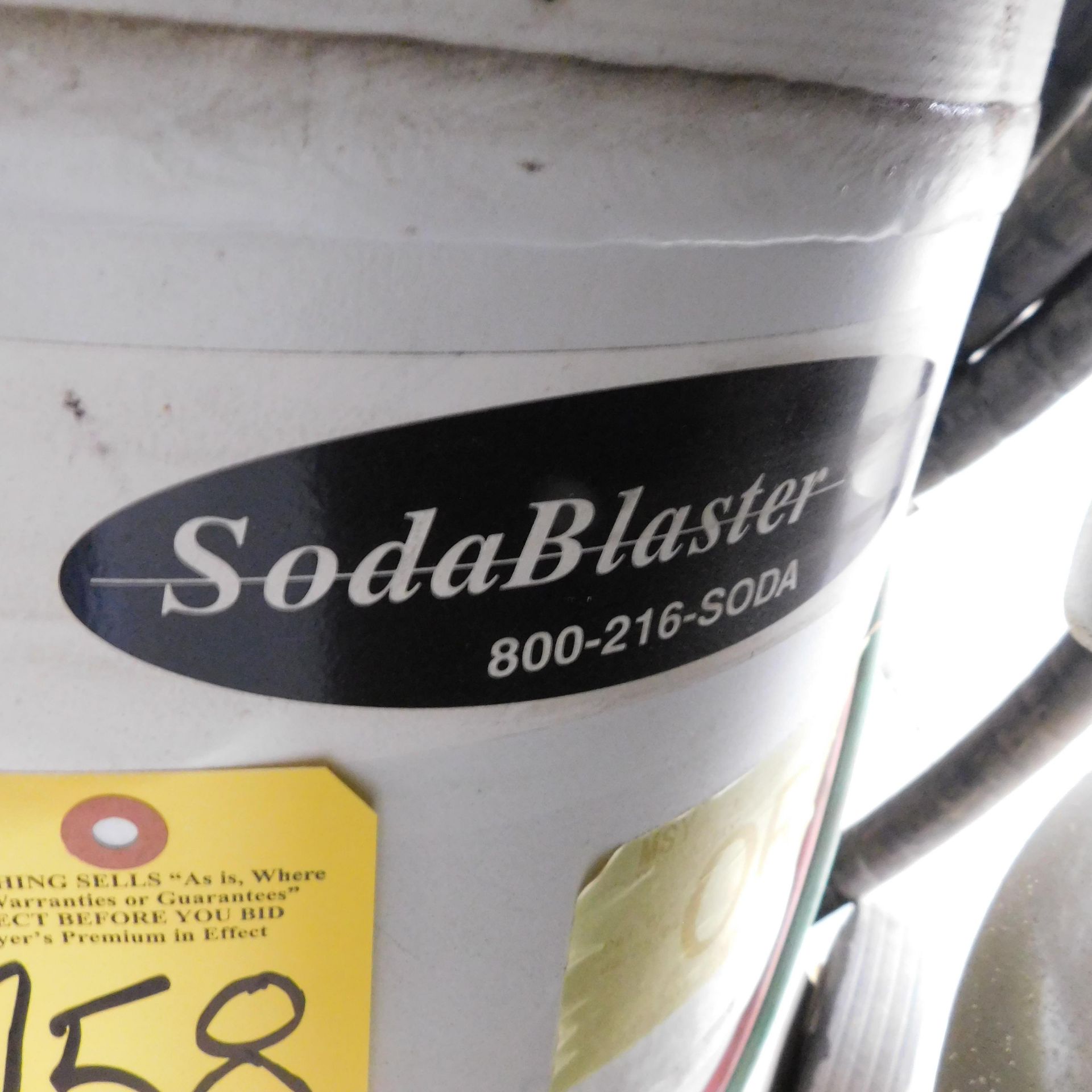 MMLJ Soda Blaster, 2 Cubic Feet, Model SB200, s/n 1790, with Hose, and Dust Master 55 Gallon - Image 3 of 4