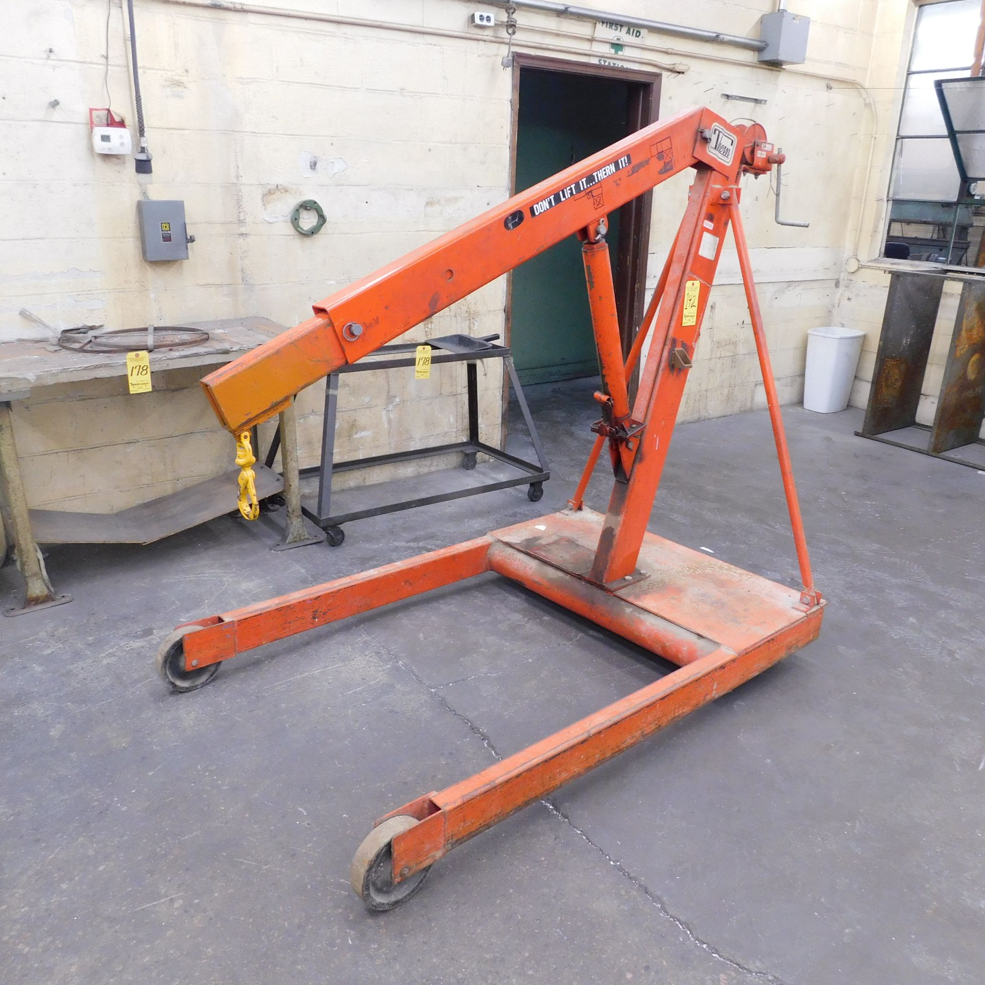 Thern Engine Hoist, Model 544, 4,000 Lb. Capacity