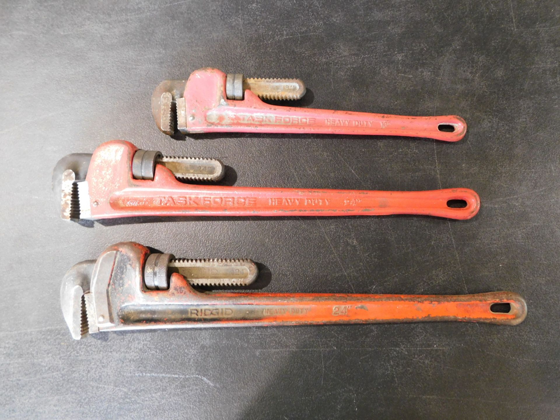 (2) 24" & (1) 18" pipe Wrenches