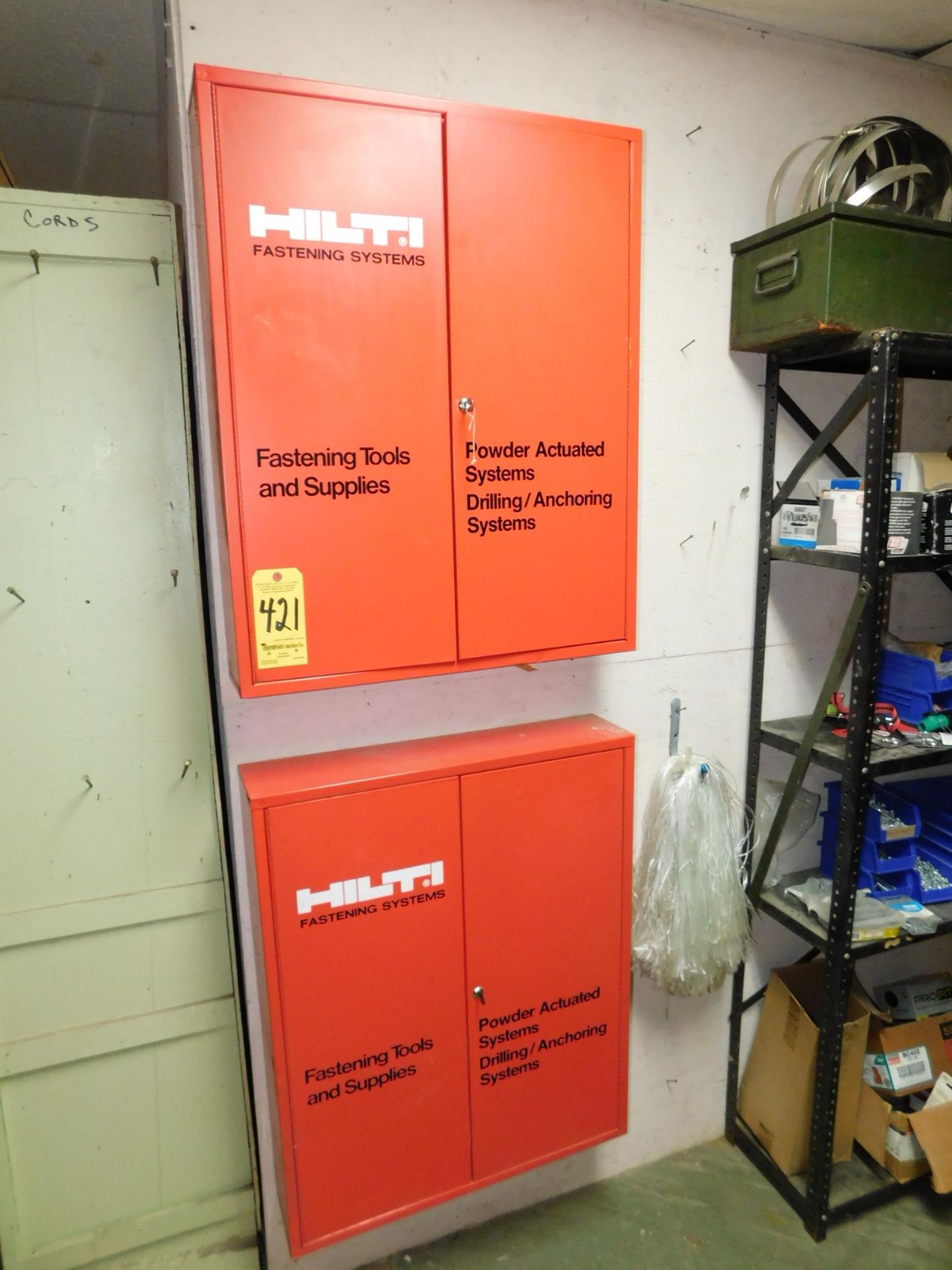 (2) Hilti WallMount Cabinets & Contents