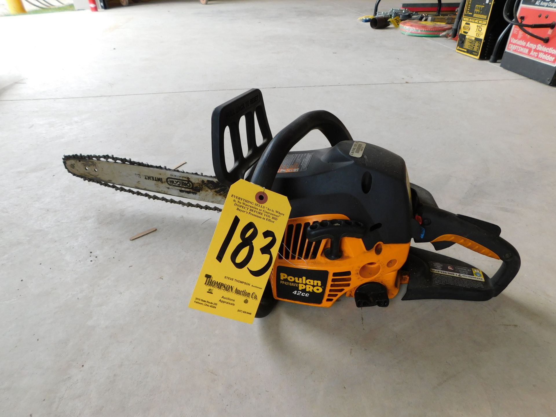 Poulan Pro PP4218AVXGas Powered Chain Saw