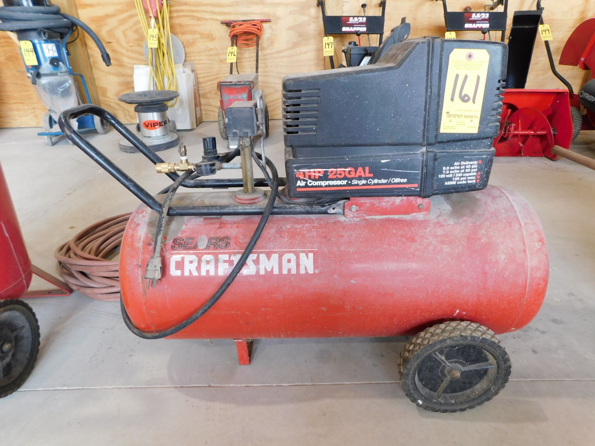 Craftsman 4hp, 25/Gal. Air Compressor