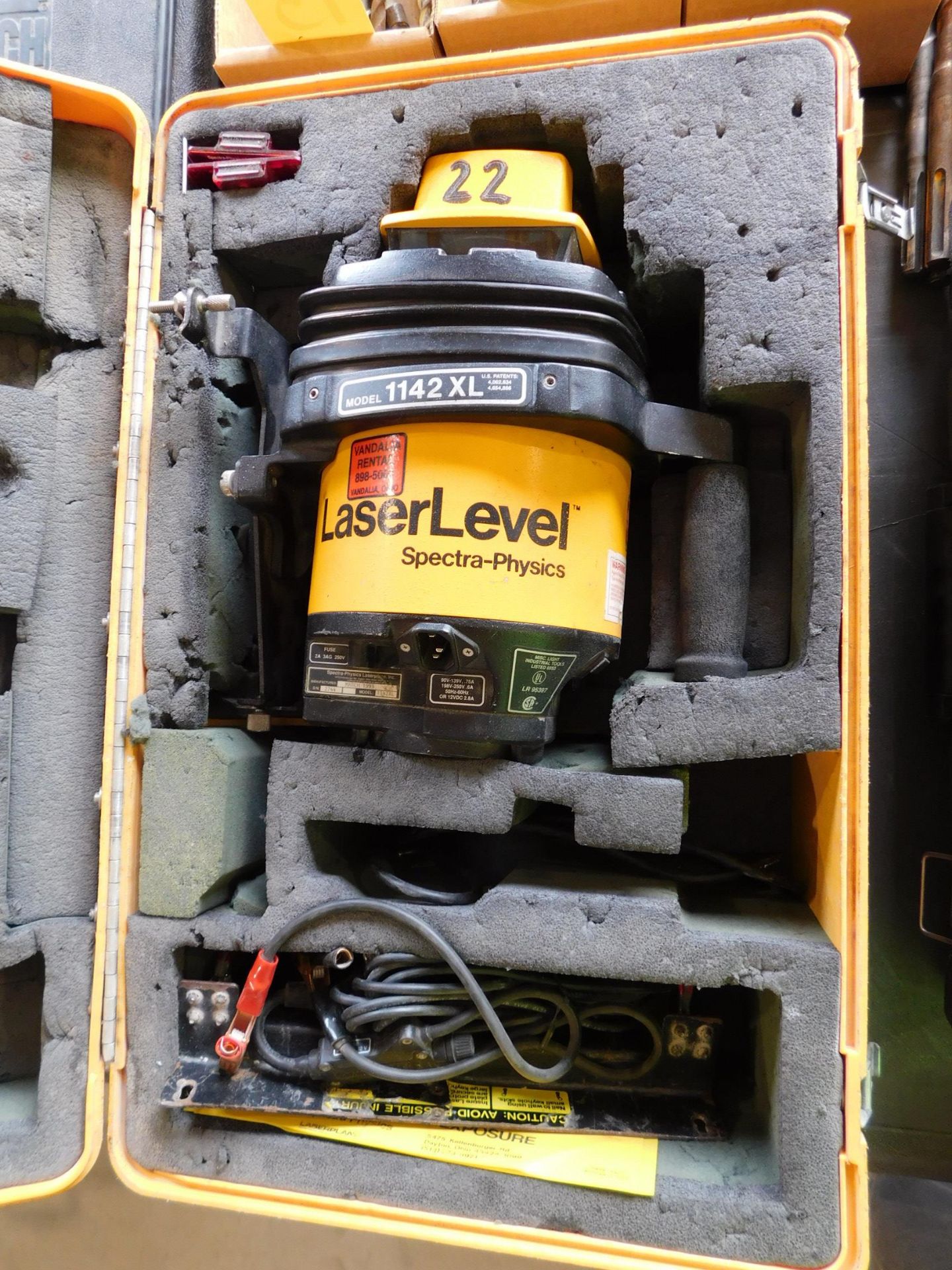 Spectra-Physics Model 1142XL Laser Level