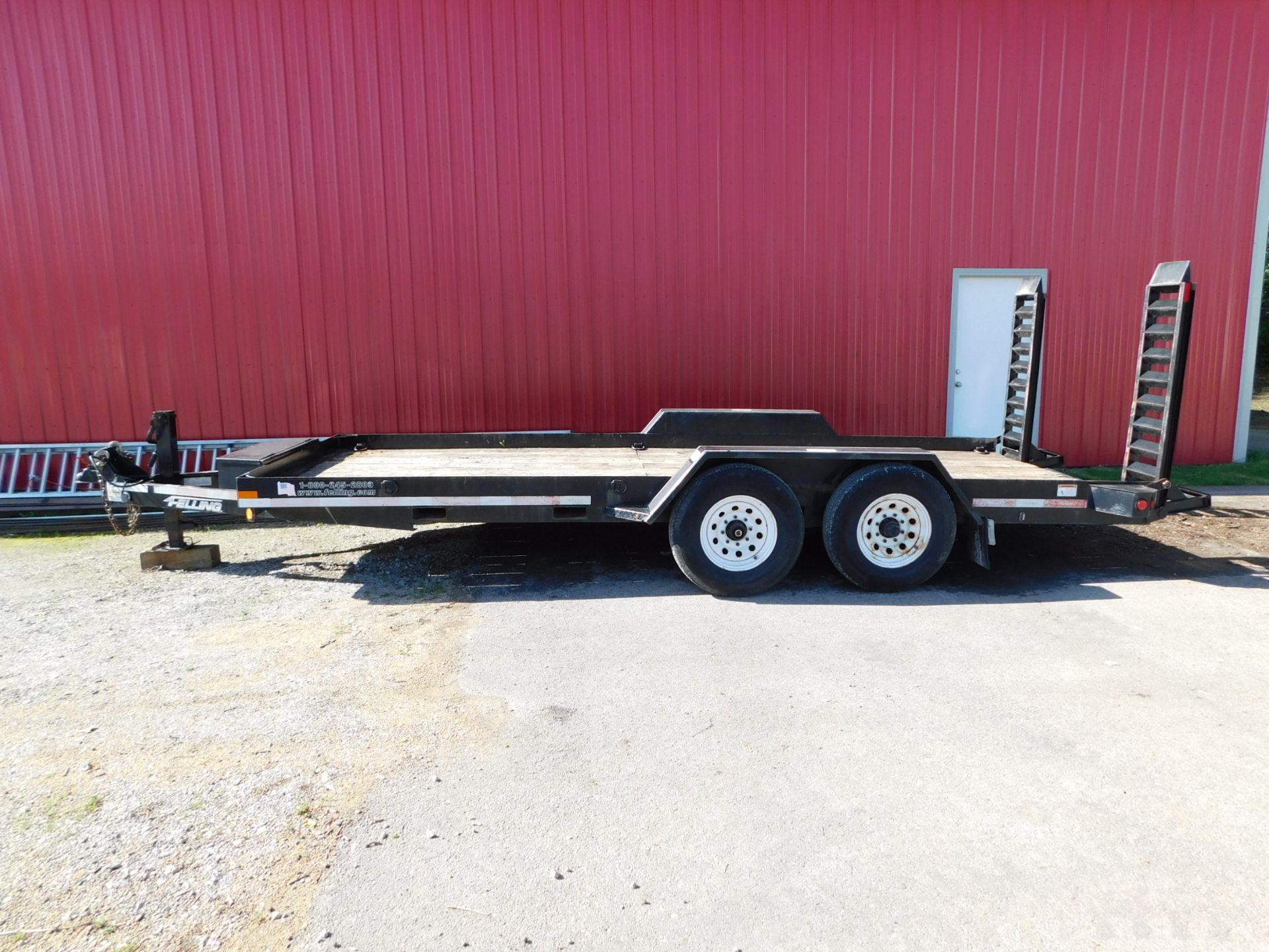 2015 Felling Tandem Axle Equipment Trailer vin SFTEE2420F1004136, 18'Long X 80' Wide Deck, Fold-Down - Image 3 of 22