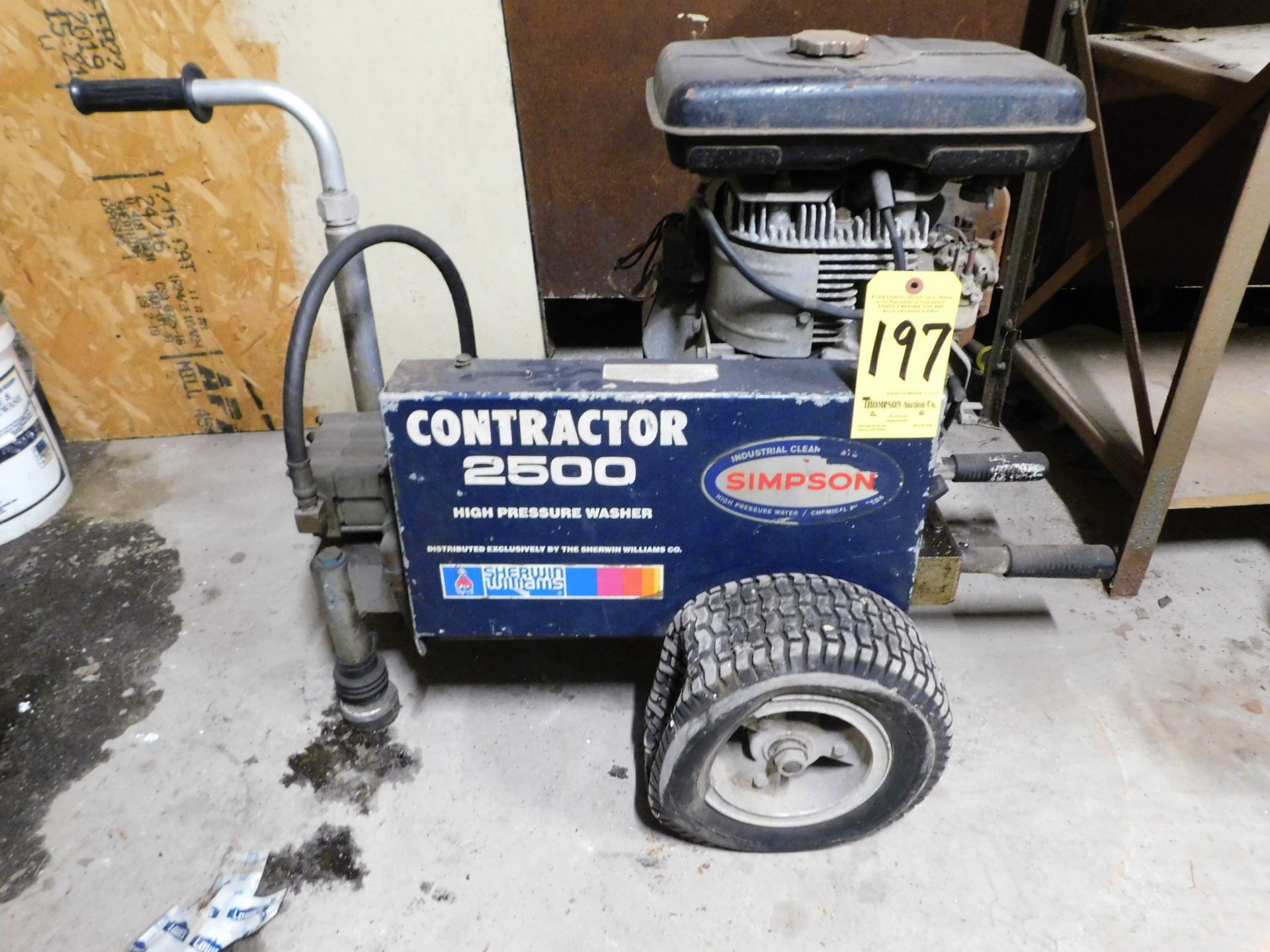 Simpson Contractor 2500 Gas Powered Pressure Washer w/Wisconsin Robin Gas Engine