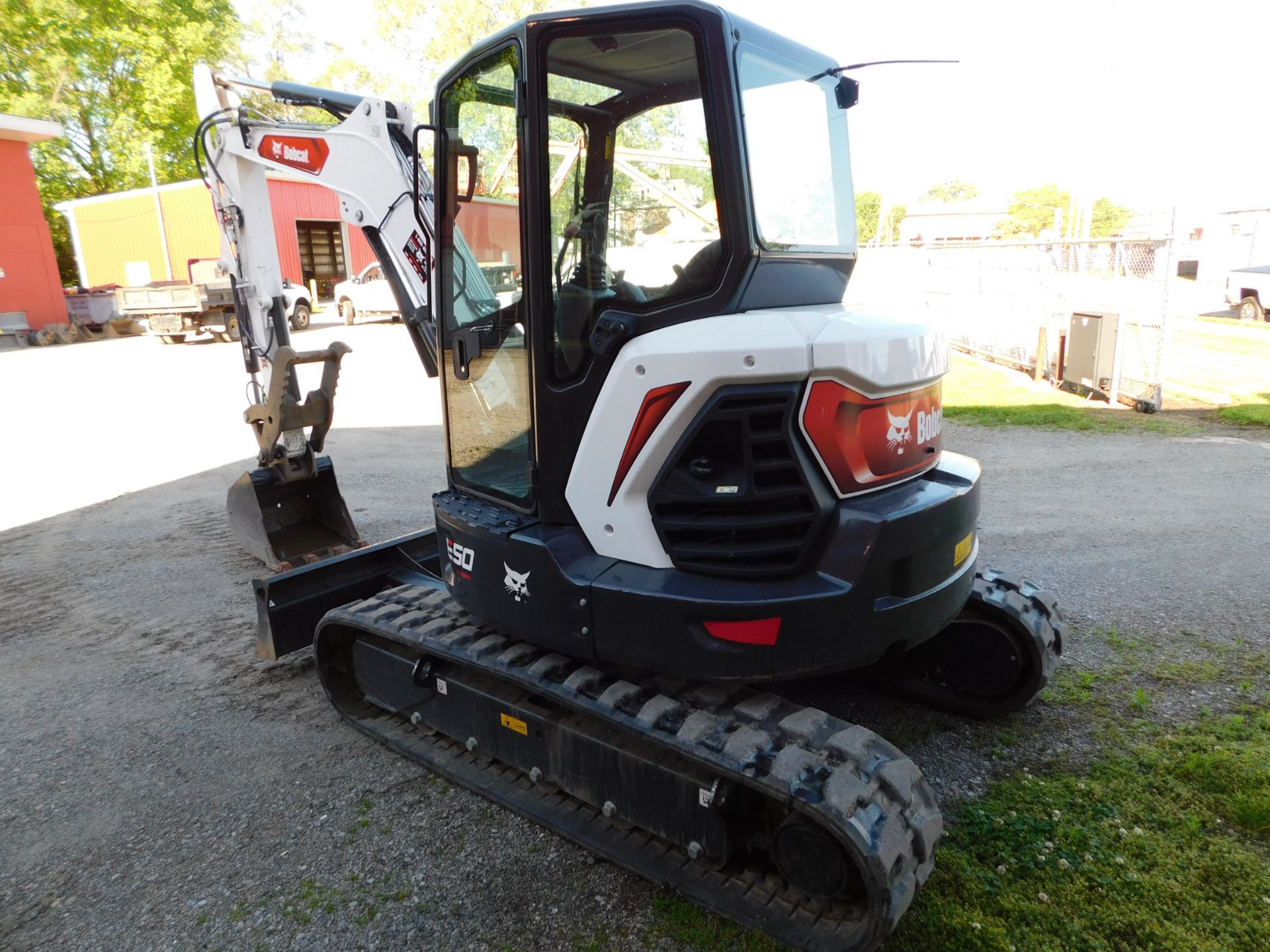 2022 Bobcat Model E-50 R-2 Series Mini Excavator sn BPGP14820, Enclosed Cab, Heat & AC, 24" - Image 8 of 40