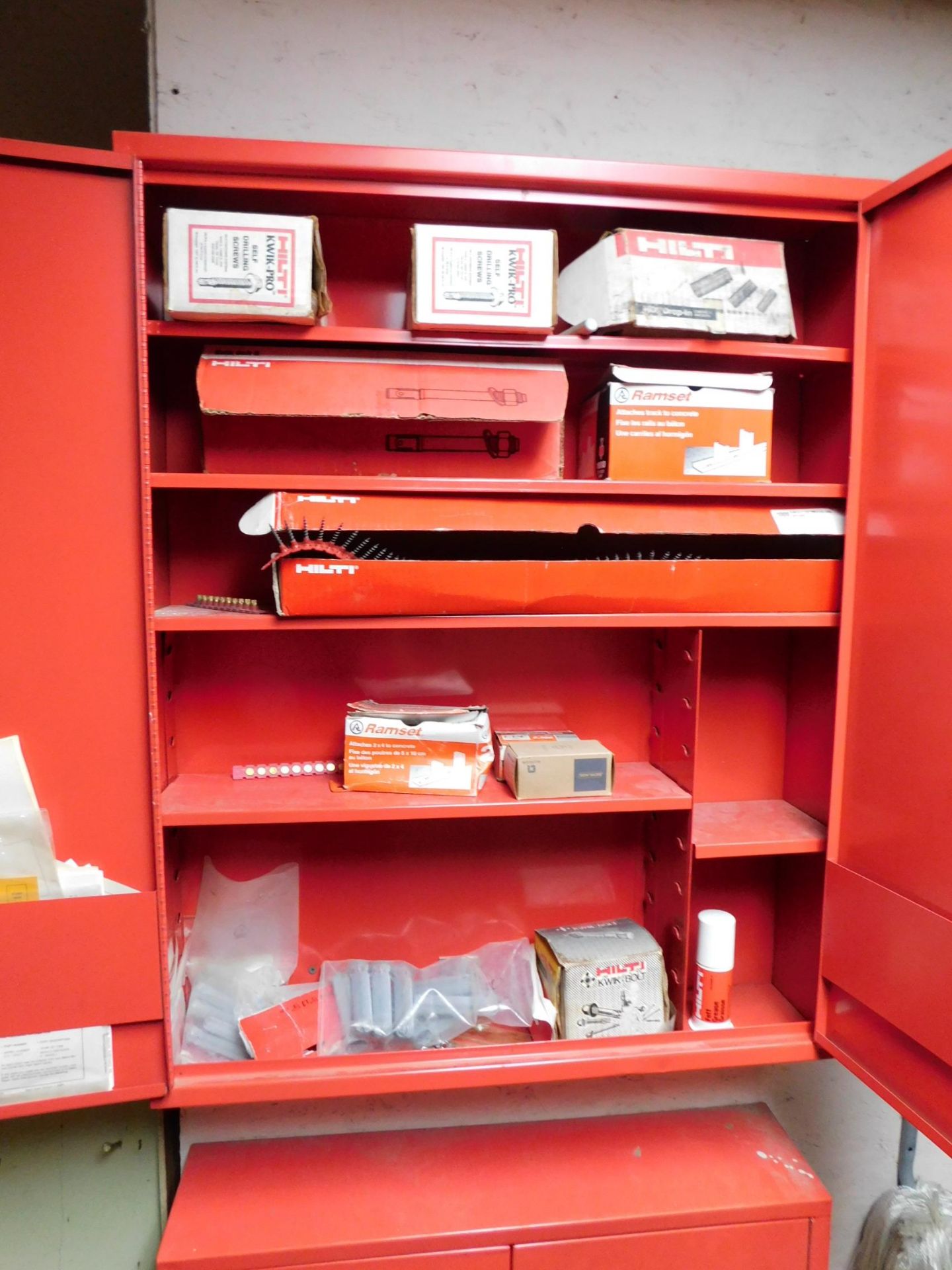 (2) Hilti WallMount Cabinets & Contents - Image 2 of 3