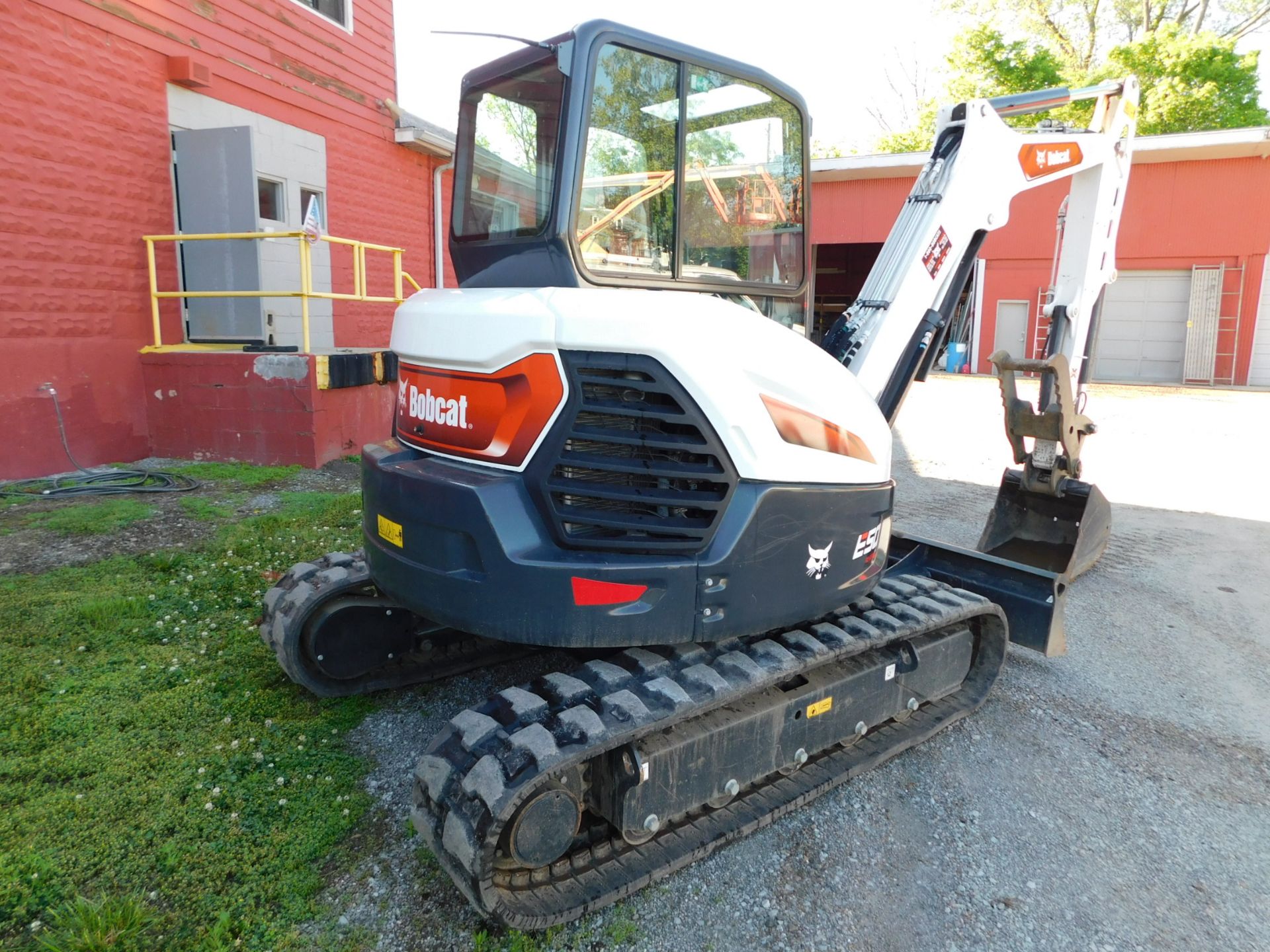 2022 Bobcat Model E-50 R-2 Series Mini Excavator sn BPGP14820, Enclosed Cab, Heat & AC, 24" - Image 6 of 40