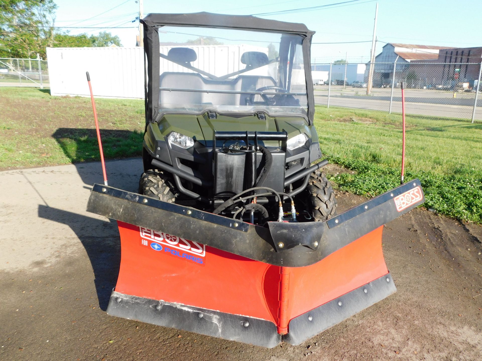 2011 Polaris Ranger 800HD UTV vin 4XATY76A6B2177133 w/Boss 6'6' UTV Power V Snow Plow , BOSS UTV - Image 2 of 32