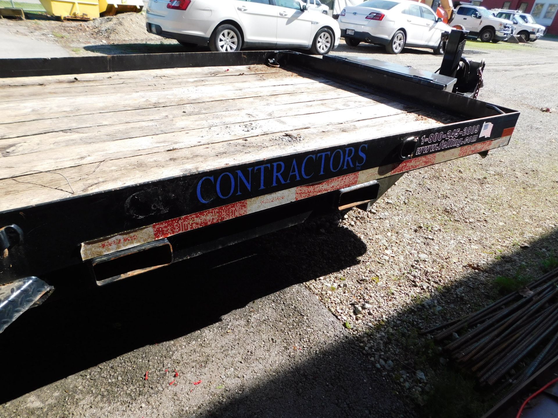 2015 Felling Tandem Axle Equipment Trailer vin SFTEE2420F1004136, 18'Long X 80' Wide Deck, Fold-Down - Image 11 of 22