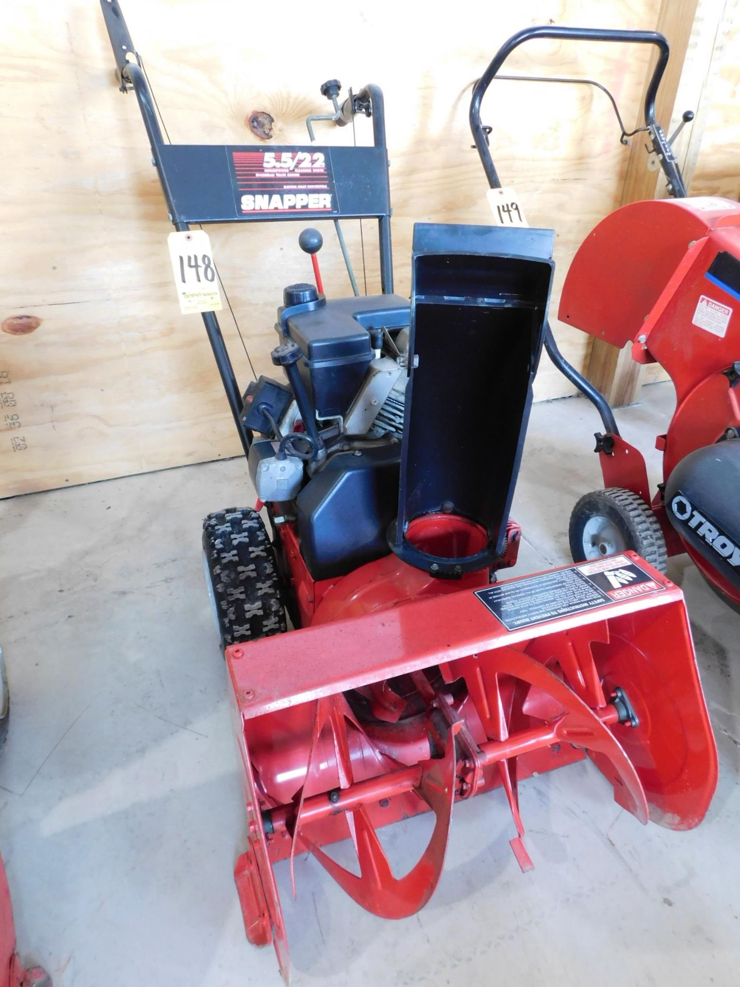 Snapper 5.5hp/22" Gas Powered Snow Blower