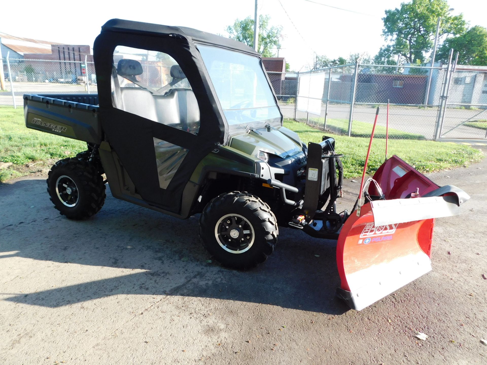 2011 Polaris Ranger 800HD UTV vin 4XATY76A6B2177133 w/Boss 6'6' UTV Power V Snow Plow , BOSS UTV - Image 3 of 32