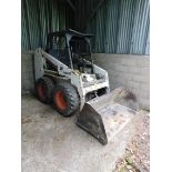 Bobcat Model 742 B Skid Steer sn 509418376, Gas, 5' Bucket, 1,260 hours