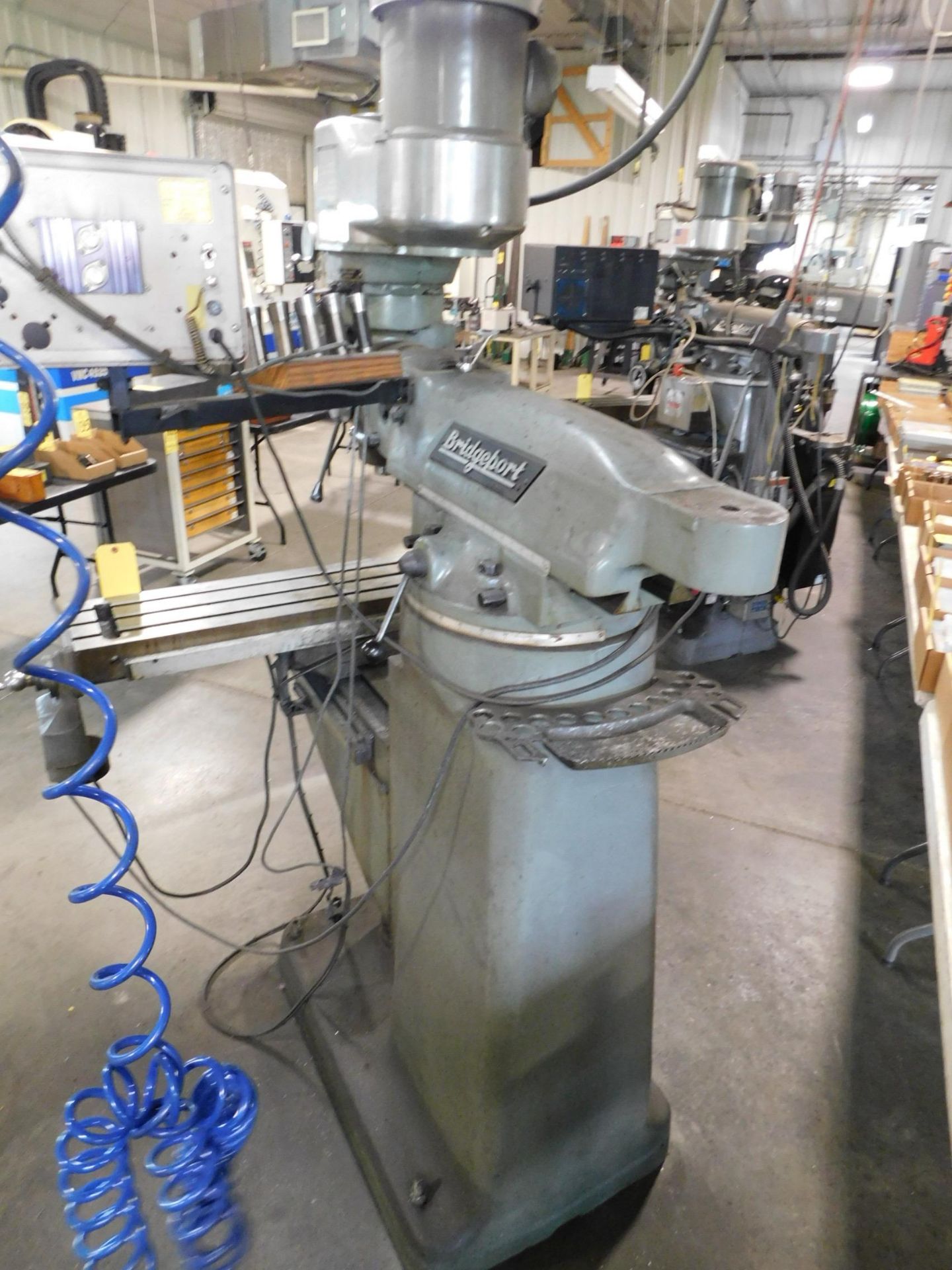 Bridgeport Series I 2H.P. Vertical Mill sn# 12BR235748, 9"X48" Table, Servo Table Powerfeed, - Image 11 of 11