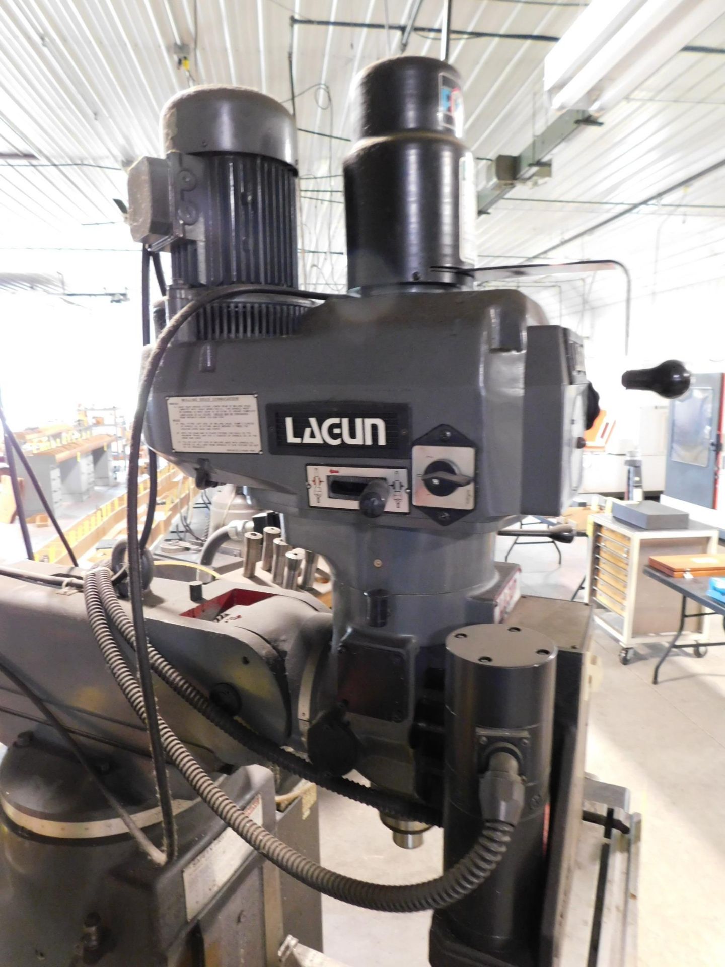 Lagun Model FTV-2 3-Axis CNC Vertical Mill SNSE-39360, w/Amilam 3300MK Control, 10"X50" Table, R-8 - Image 7 of 12