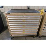 Kennedy10-Drawer Parts Cabinet on Casters, 44"WX30"DX46"H