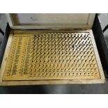 #M-1Pin Gage Set, .061"-.250", Minus