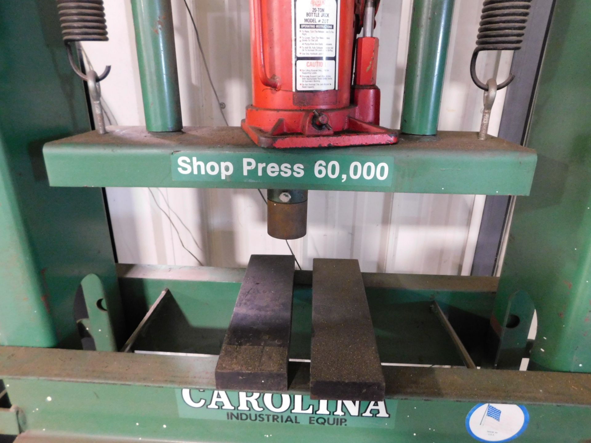 Carolina 30 Ton H-Frame Shop Press sn#004490 - Image 3 of 5