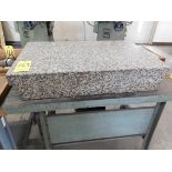 Granite Surface Plate, 2-Ledge, 24"X36"X6"