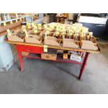 Butcher Block Top Workbench, 234'X72'X34"H