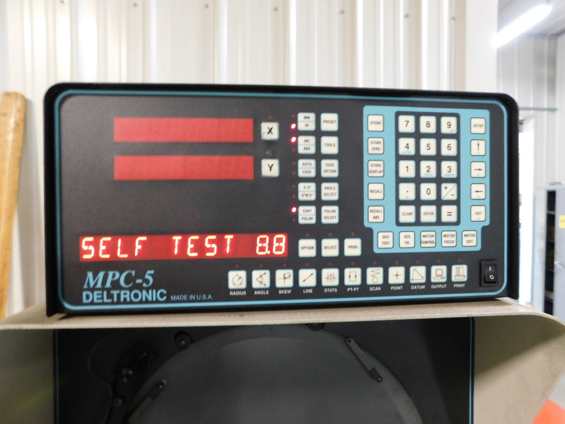 Deltronic Model DH-214 Optical Comparator sn# 259124380,14", Deltronic MPC-5 Processor - Image 3 of 8