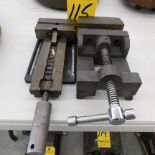 Lot, (2) Drill Press Vises