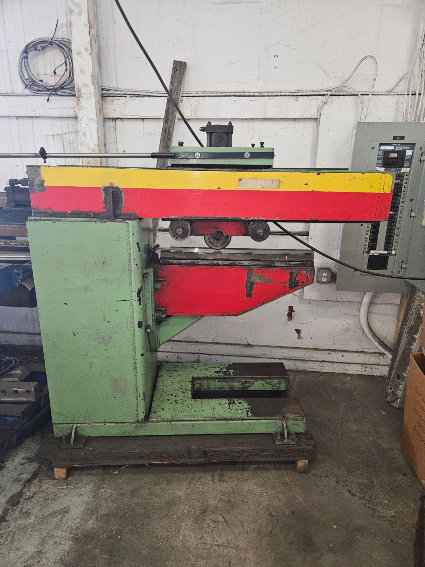 (2) Jet Line Planishers with Shared Hydraulic Power Supply