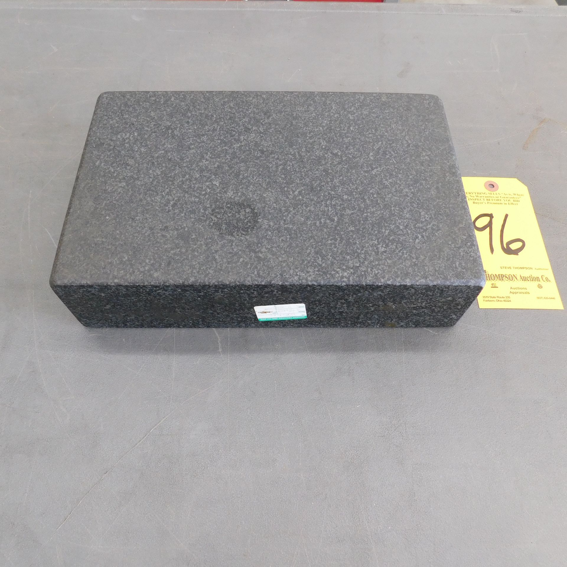 Granite Surface Plate, 8" X 12" X 3"