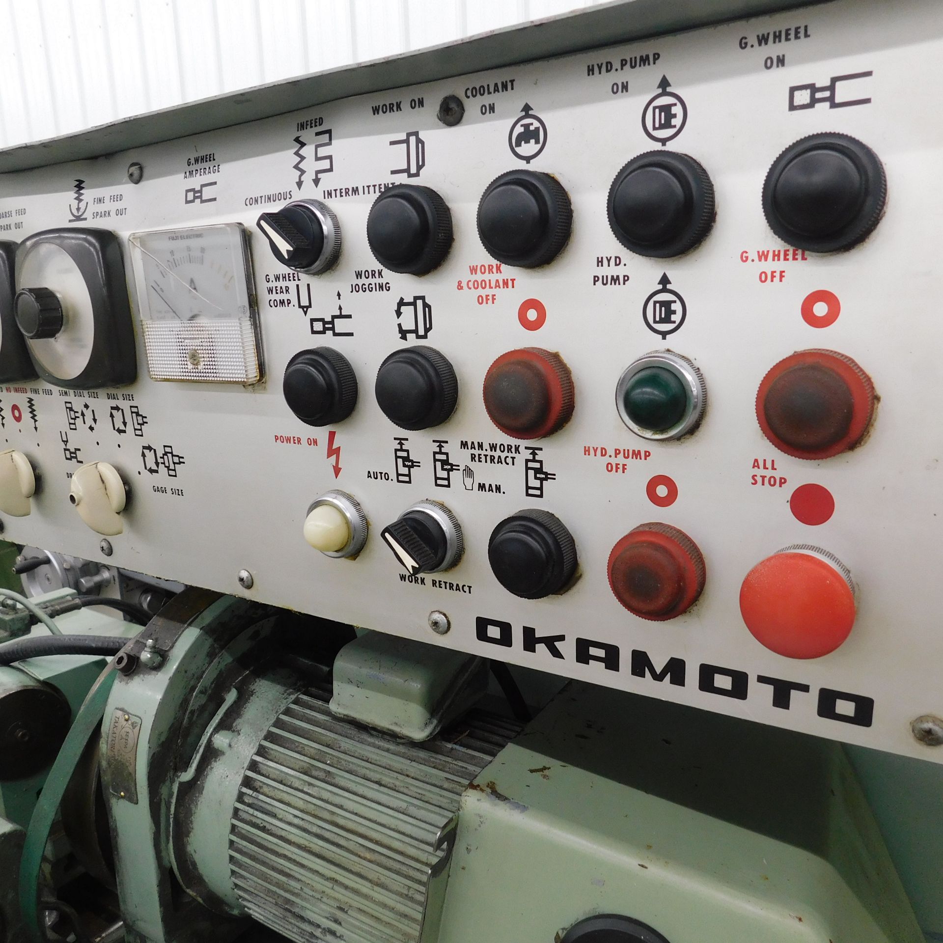 Okamoto Model 1GM-1E Hydraulic Internal Grinder, s/n 11640, 7.9" Stroke, ID Spindle - Image 3 of 7