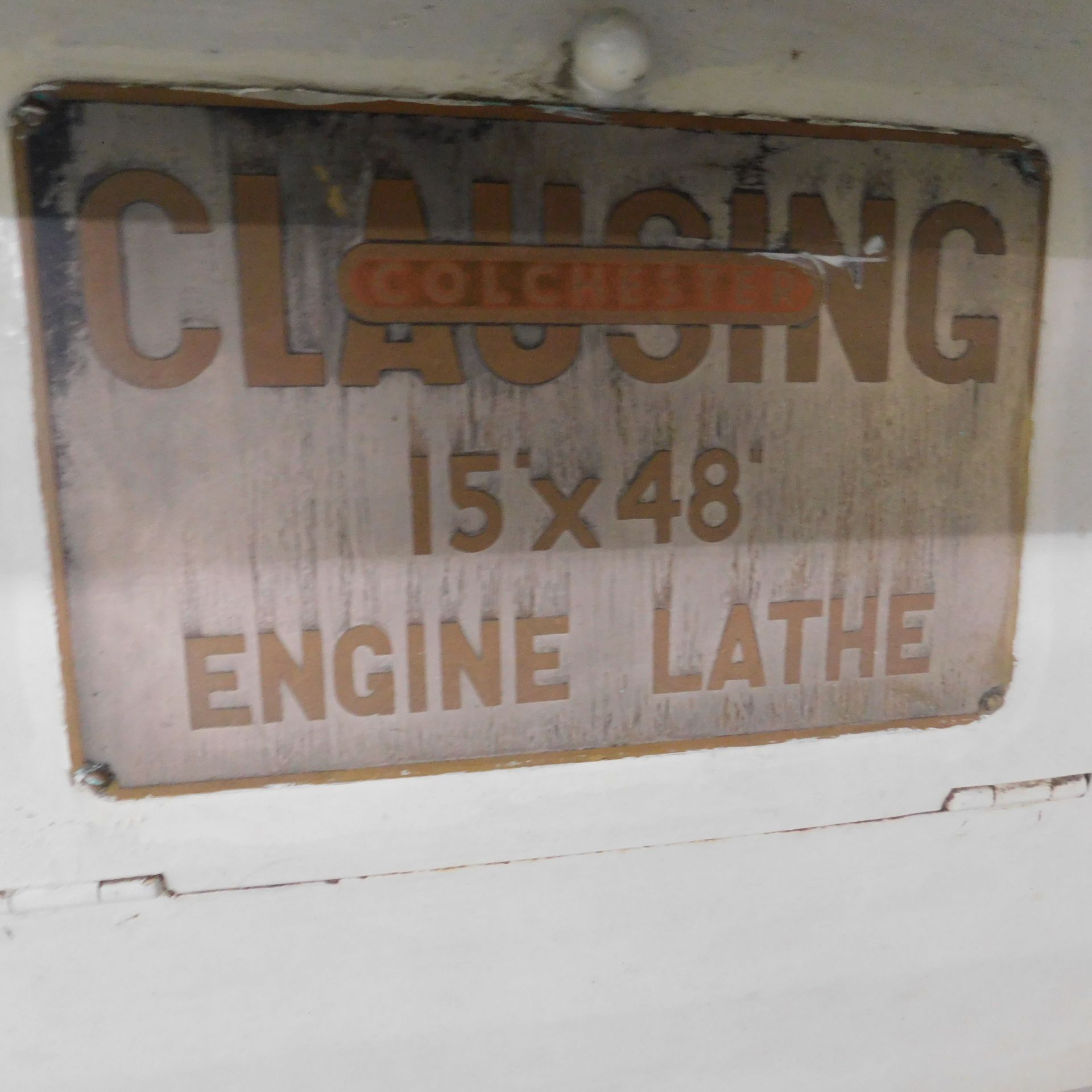 Clausing Colchester 15" X 48" Engine Lathe, s/n 4/46419, 8" 3-Jaw Chuck - Image 5 of 5