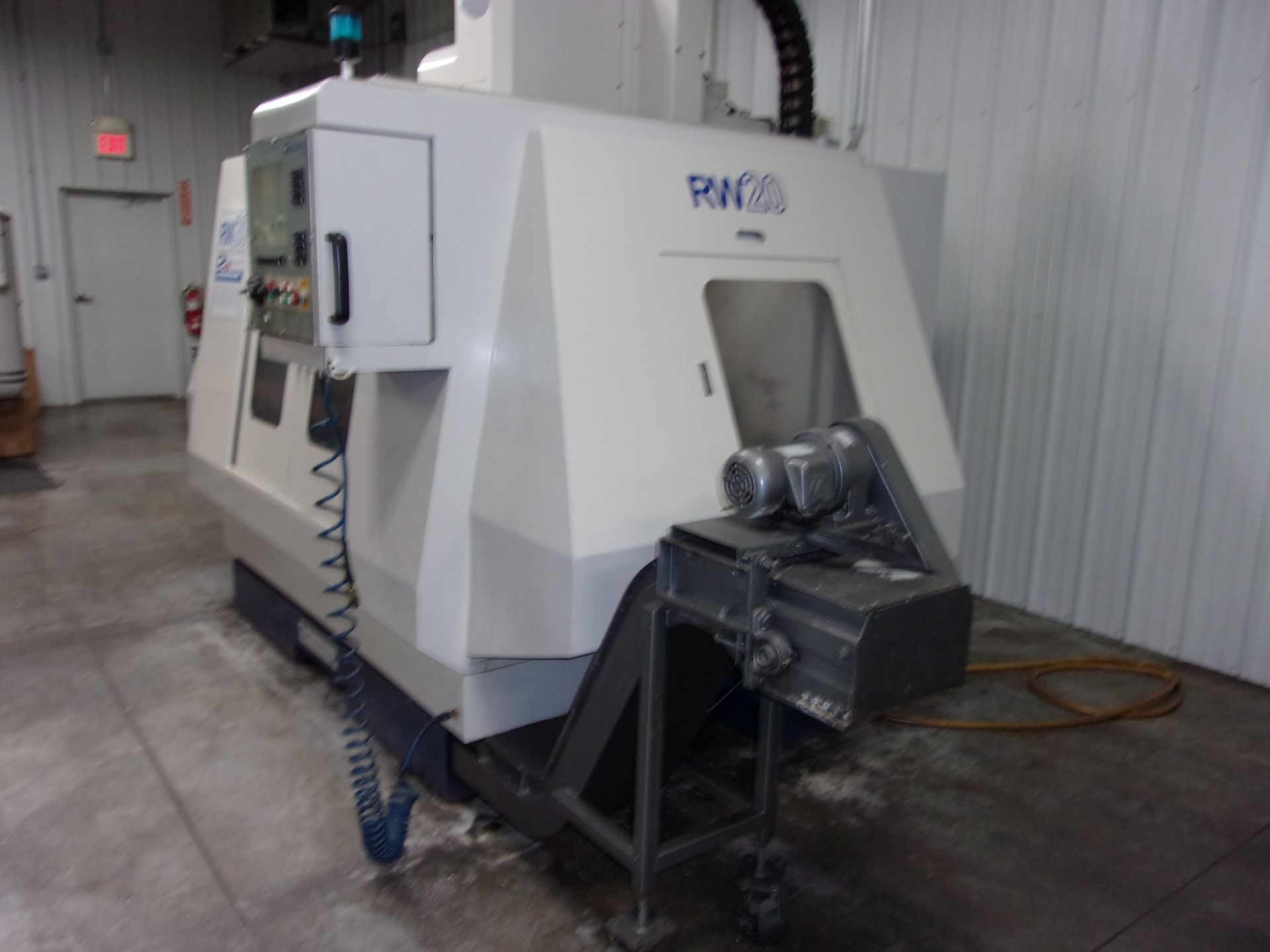 Milltronics Model RW20 CNC Vertical Machining Center, s/n 5883, Centurian 6 CNC Control, 40 Taper, - Image 5 of 5